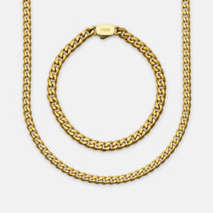 Curb Chain Kit - 18K Gold - Medium