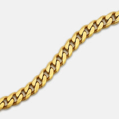 5mm Curb Chain - 18K Gold - 20"