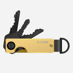 Ridge KeyCase - 24K Gold