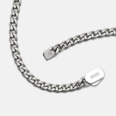 5mm Curb Chain - Titanium - 20"