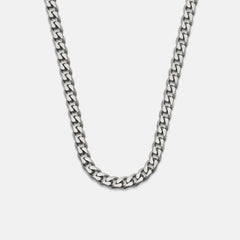5mm Curb Chain - Titanium - 20"