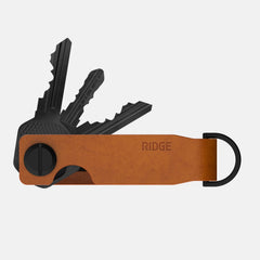 Ridge KeyCase - Tobacco Brown Leather