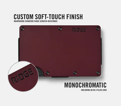 Ridge Wallet - Oxblood