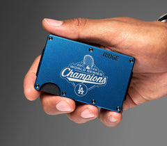 Ridge Wallet - World Series Champions - Dodgers - Alpine Navy