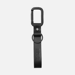 Ridge Keychain - Midnight Black Leather