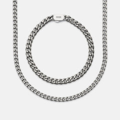 Curb Chain Kit - Titanium - Medium